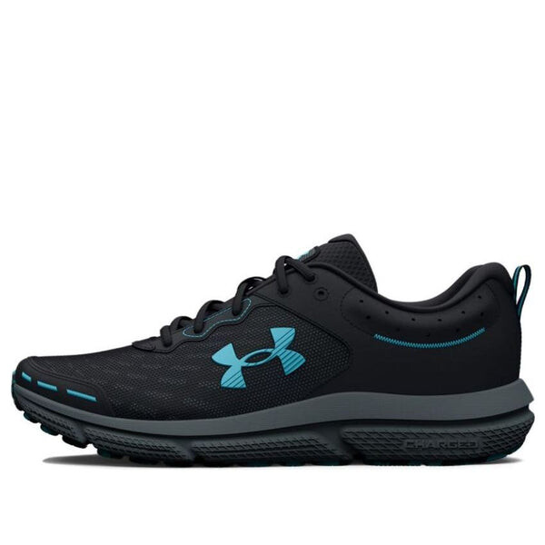 

Кроссовки charged assert 10 'black blue surf' Under Armour, черный