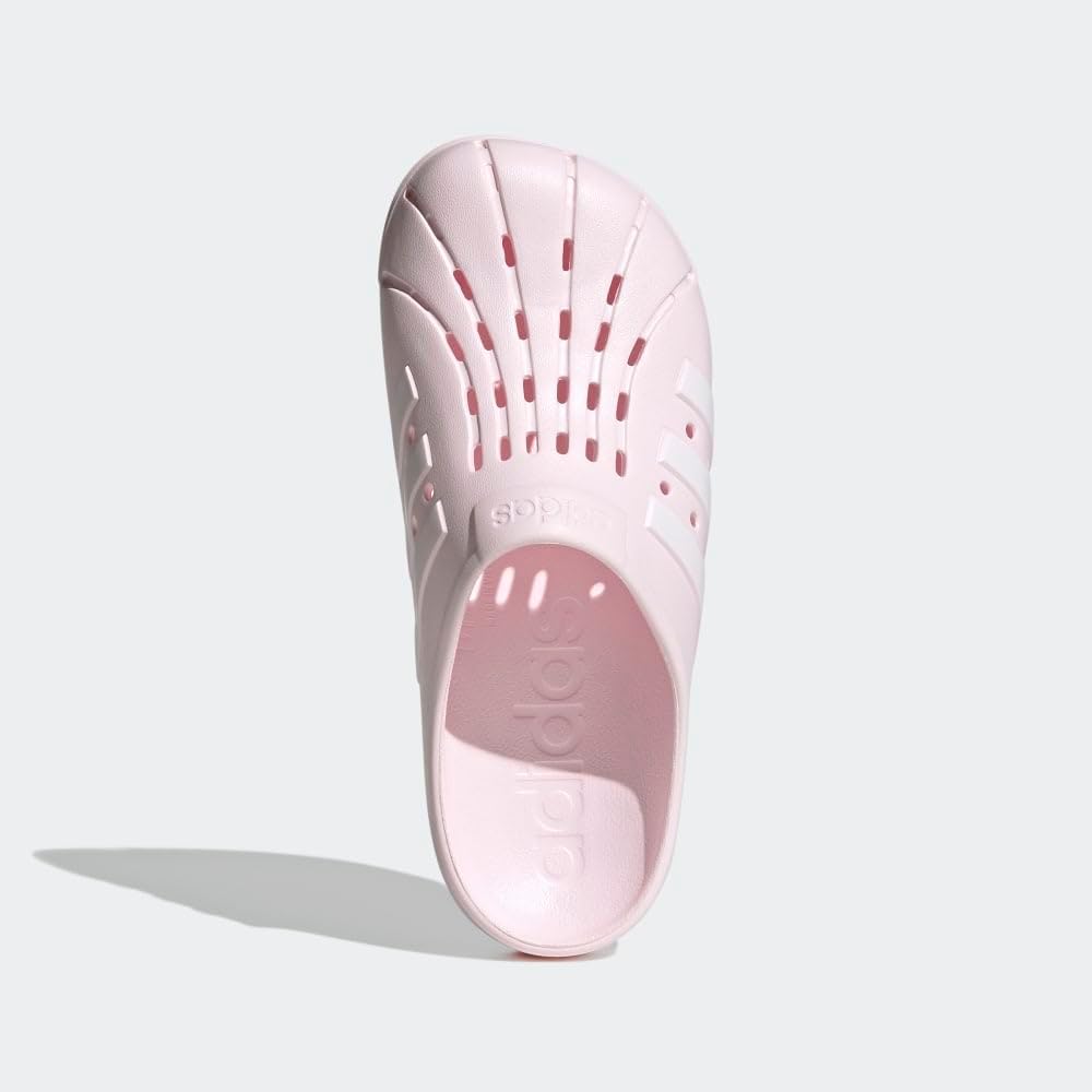 Унисекс сабо Adidas Adilette для взрослых, белый/розовый — фото 3
