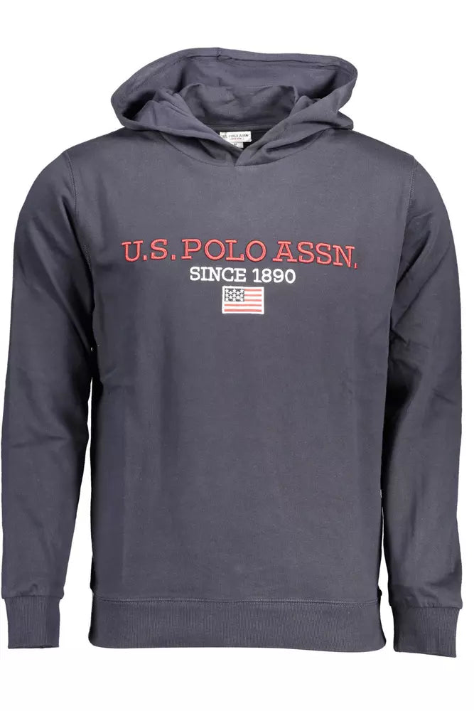 

US POLO ASSN. Хлопковый мужской свитер для мужчин U.S. POLO ASSN., синий
