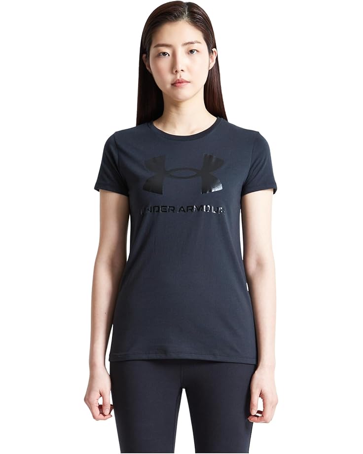 

Футболка Under Armour Rival Logo Short Sleeve T Shirt, цвет Black/Black