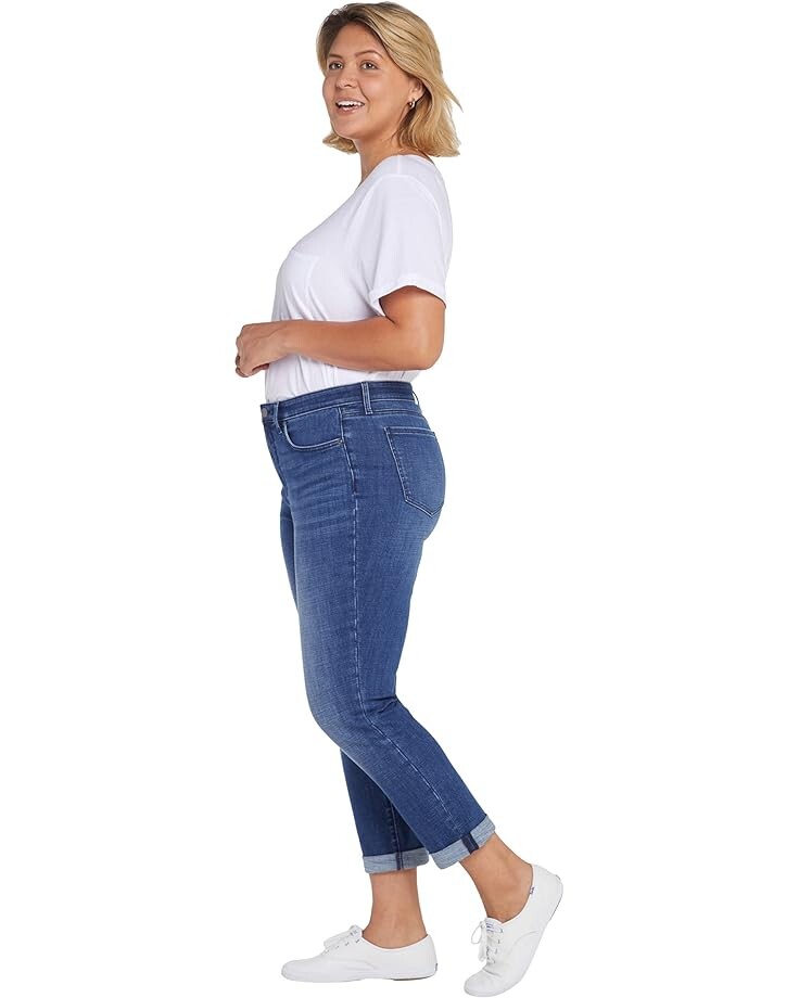 

Джинсы Nydj Plus Size Margot Grilfriend Jeans in Heron, цвет Heron