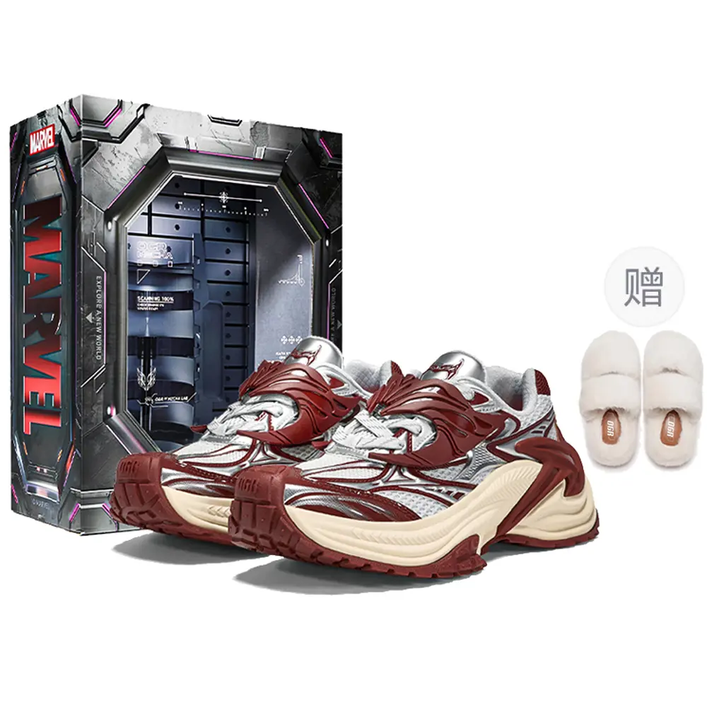 

Кроссовки MARVEL x Low Top Chunky Unisex красные OGR, серый/красный