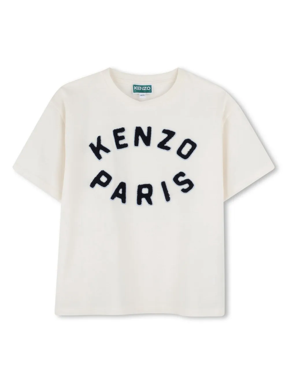 

Футболка с вышитым логотипом Kenzo Kids, белый