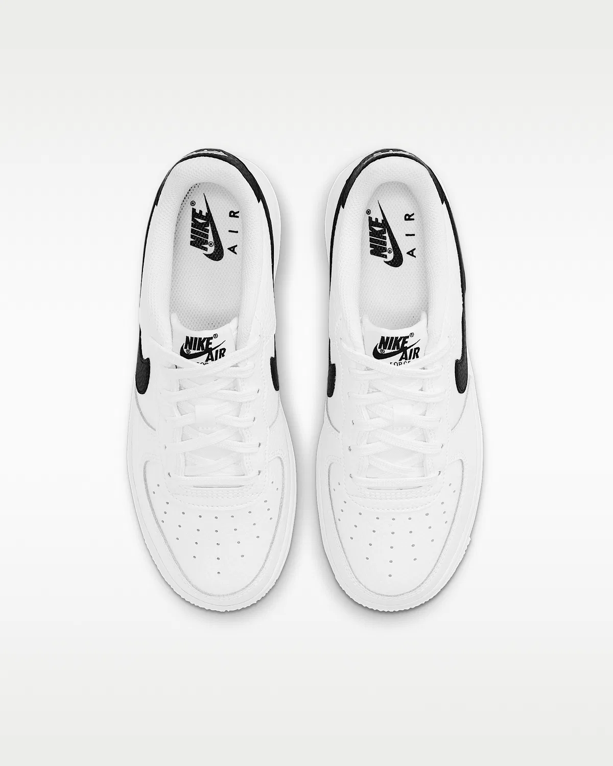 Детские кроссовки Nike Air Force 1, White/Black — фото 4