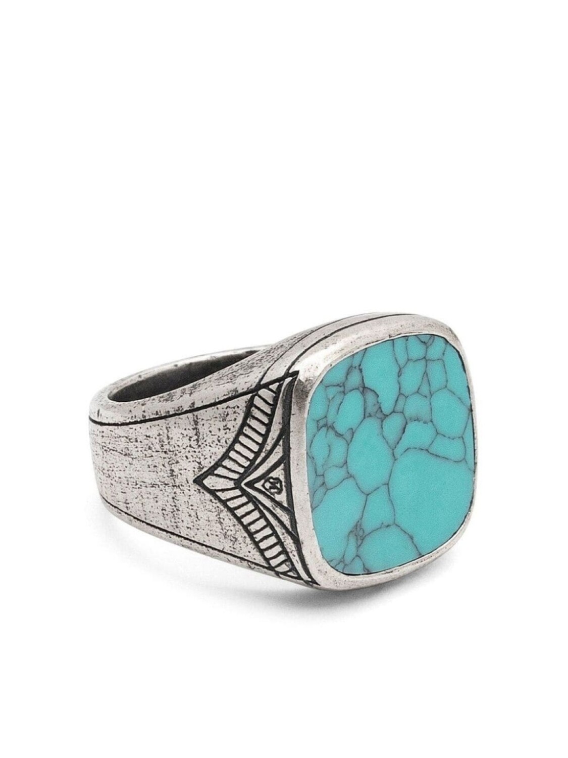 

Перстень с бирюзой Nialaya Jewelry, серебряный