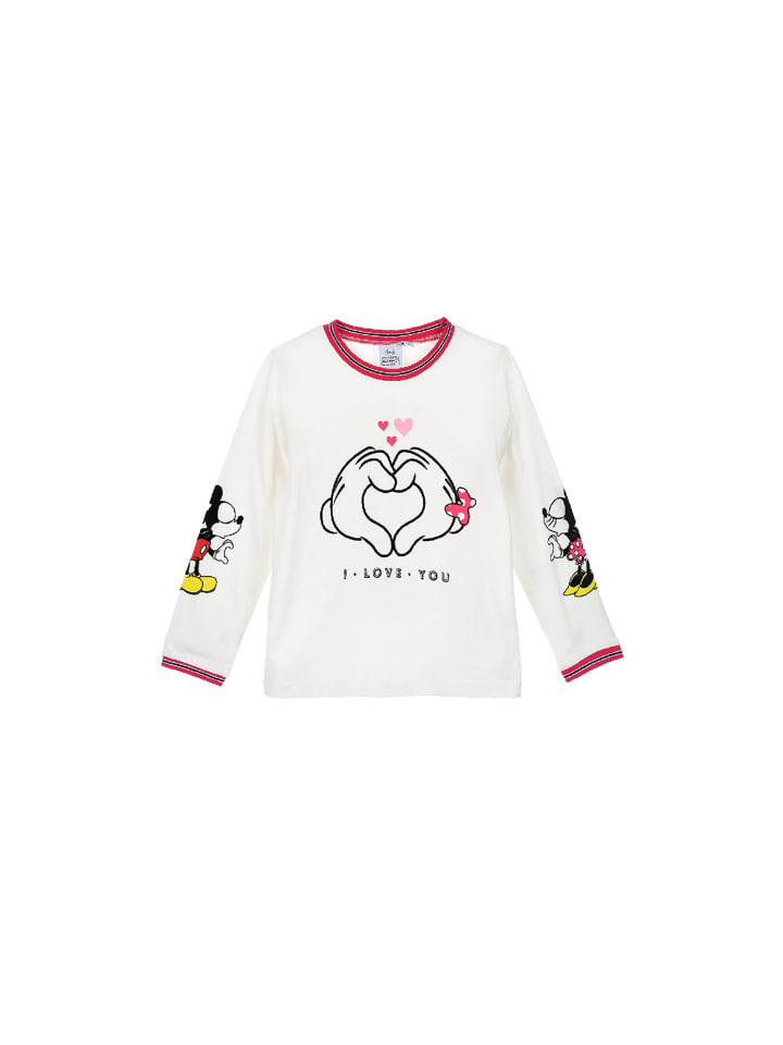 

Лонгслив Disney Minnie Mouse Langarmshirt I Love You, белый