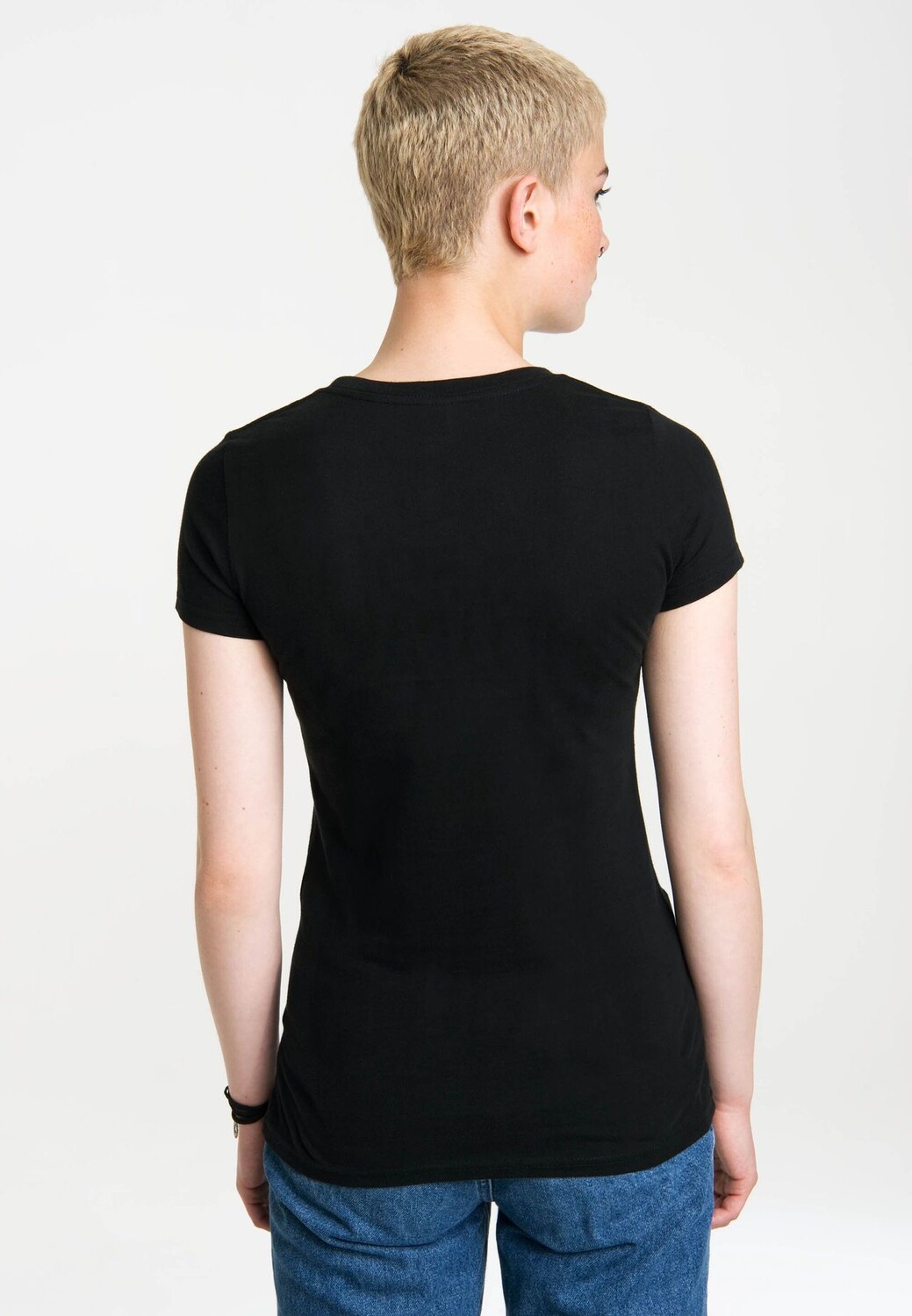 Новая футболка для девочек «Волшебник страны Оз» — Дороти и Фрай LOGOSHIRT, черный — фото 4