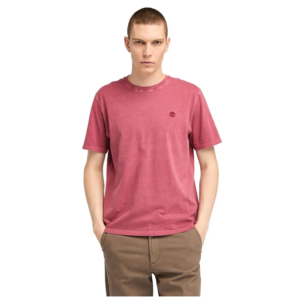 

Футболка Timberland Dunstan River Garment Dye, розовый