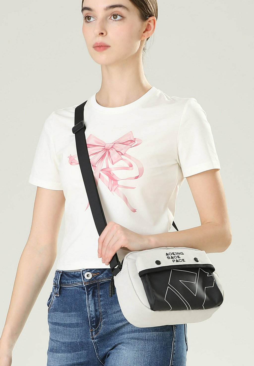 

Сумка через плечо SHOULDER - Across body bag Aoking, серый