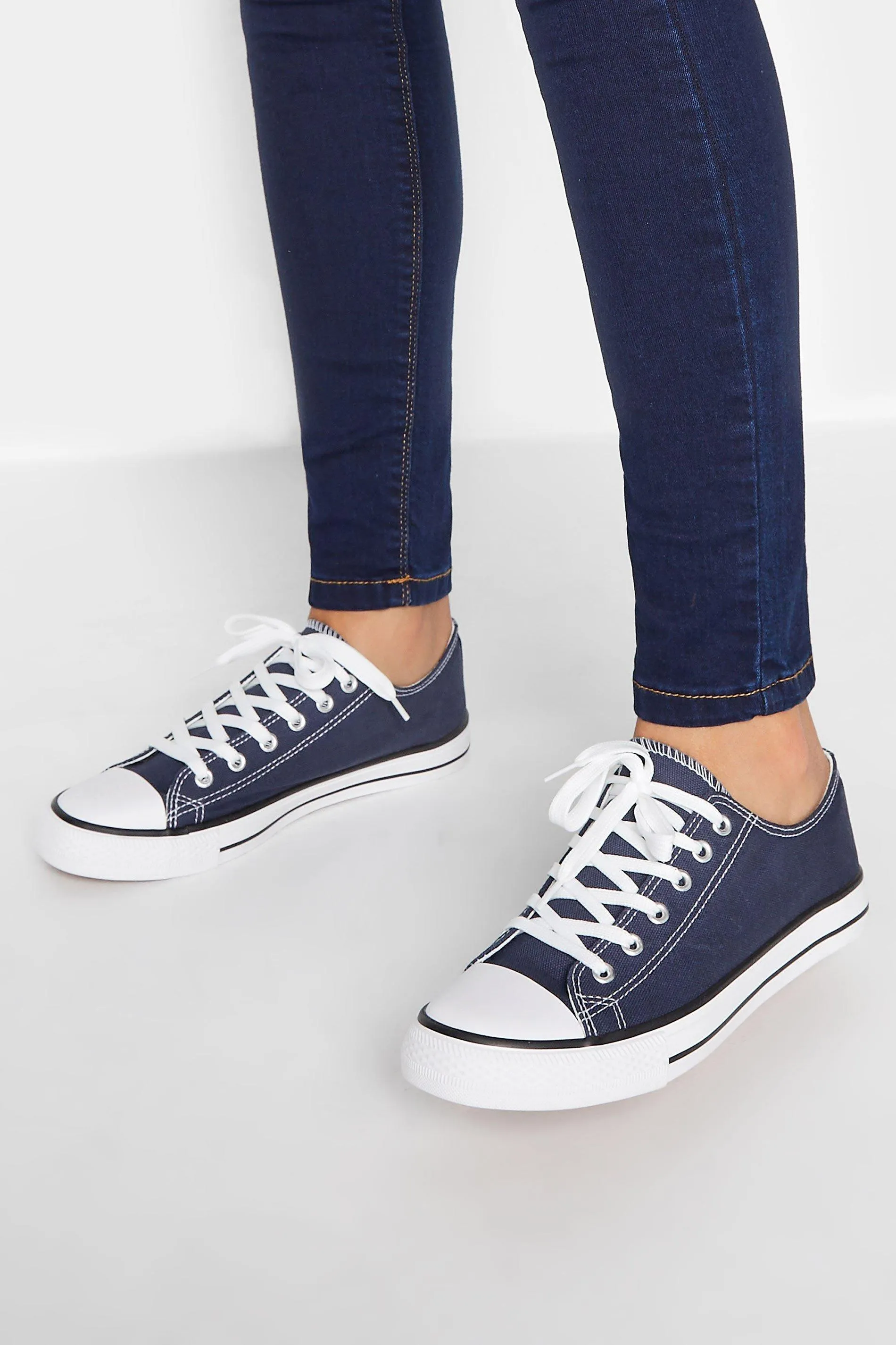Холщовые низкие кроссовки Long Tall Sally, синий