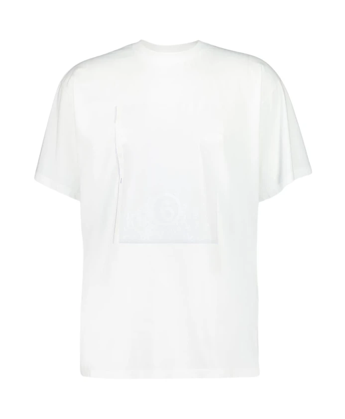 

Графическая футболка Mm6 Maison Margiela, белый