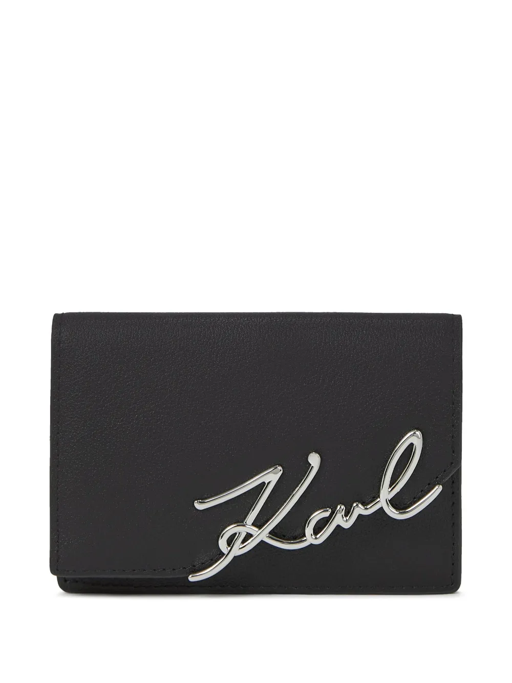 

Кошелек с логотипом KARL LAGERFELD, черный
