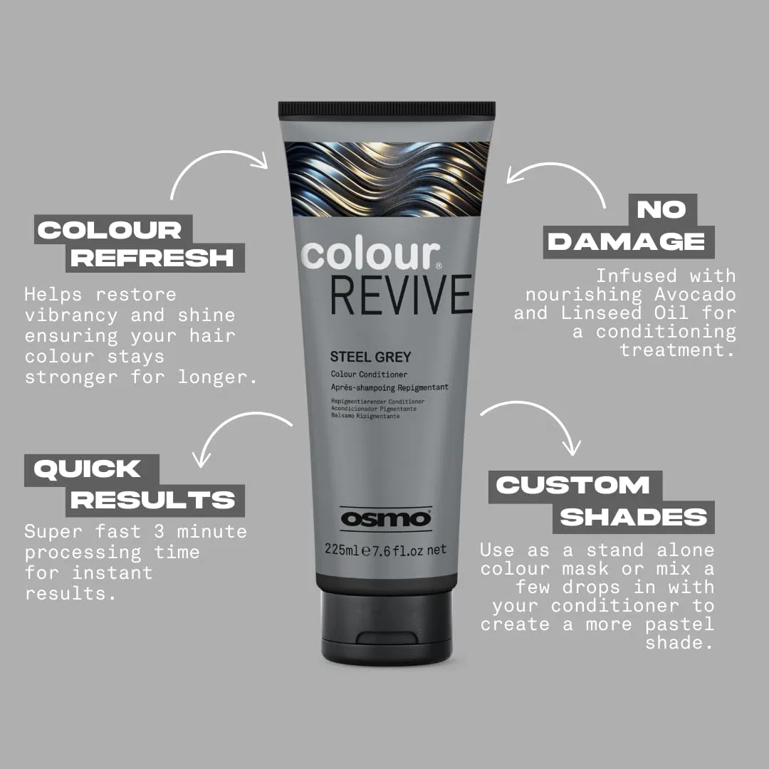 Оттеночный кондиционер «Colour Revive Steel Grey» от Osmo, Steel Grey — фото 2