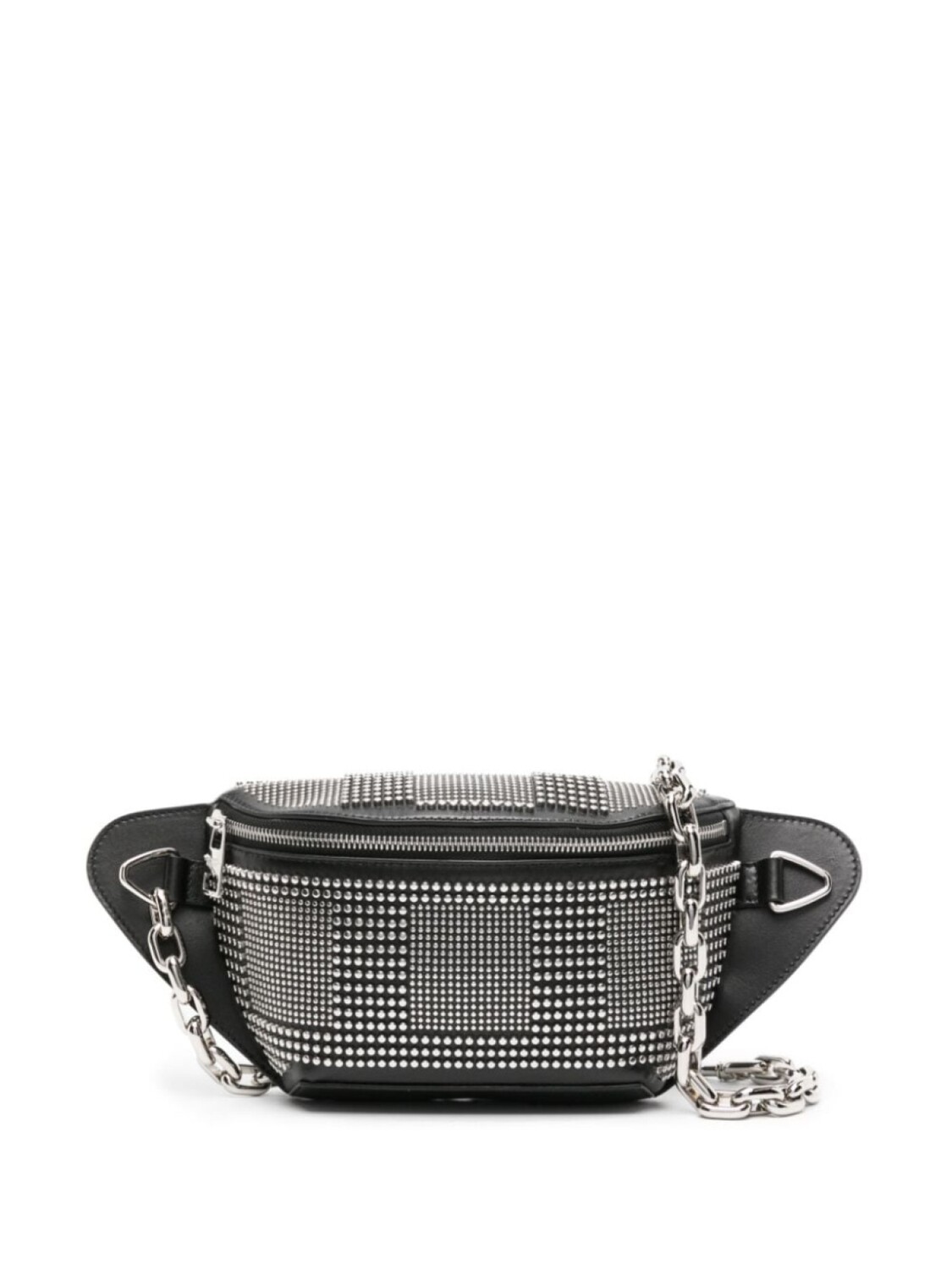 

Alexander McQueen сумка-мессенджер с заклепками, черный