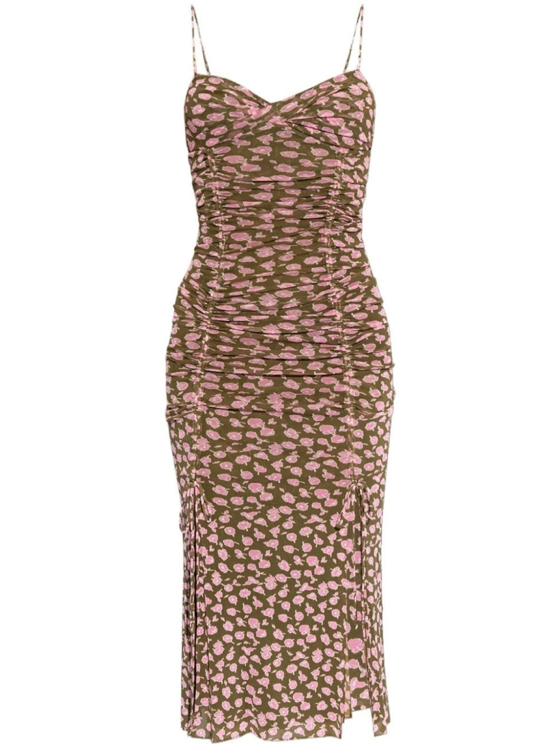 

DVF Diane von Furstenberg платье с принтом Lester Tiny Rose, зеленый