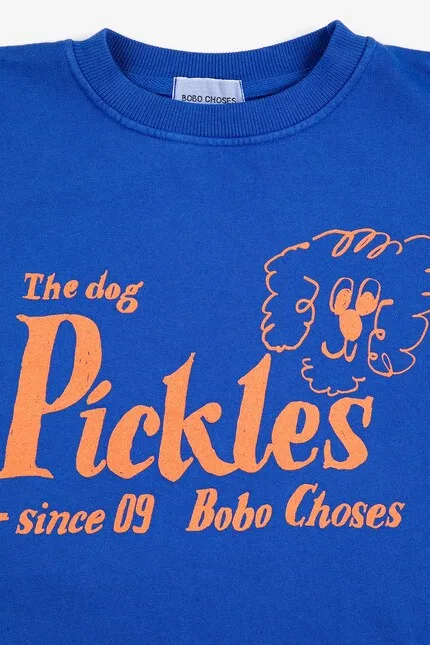 Худи детское Pickles The Dog Bobo Choses, синий — фото 3