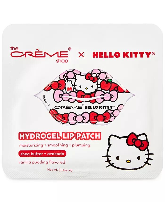 

Гидрогелевые патчи для губ из коллекции Hello Kitty — со вкусом ванильного пудинга The Crème Shop, цвет Vanilla Pudding Flavored