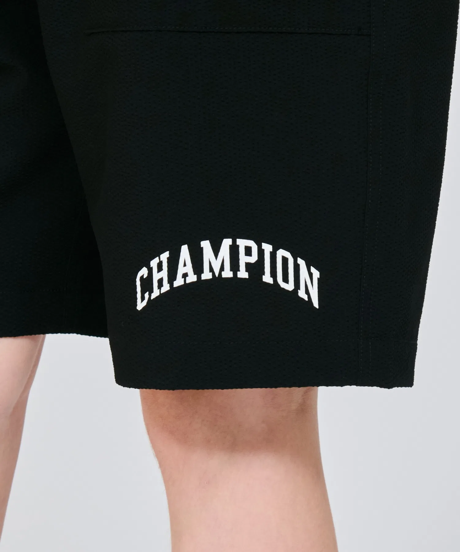 Детские шорты Champion из полиэстера синие — фото 4