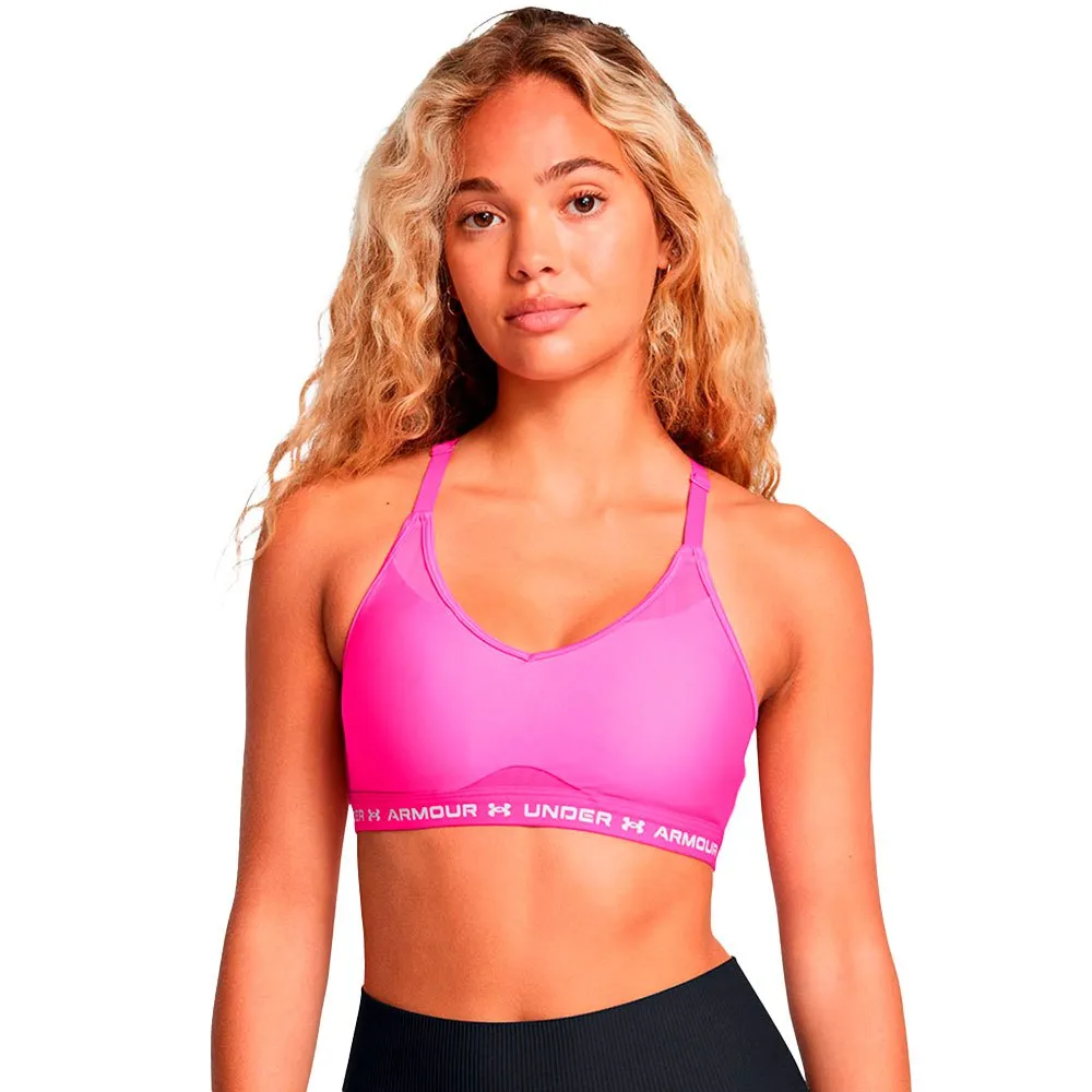 

Спортивный топ Under Armour Crossback low support, розовый