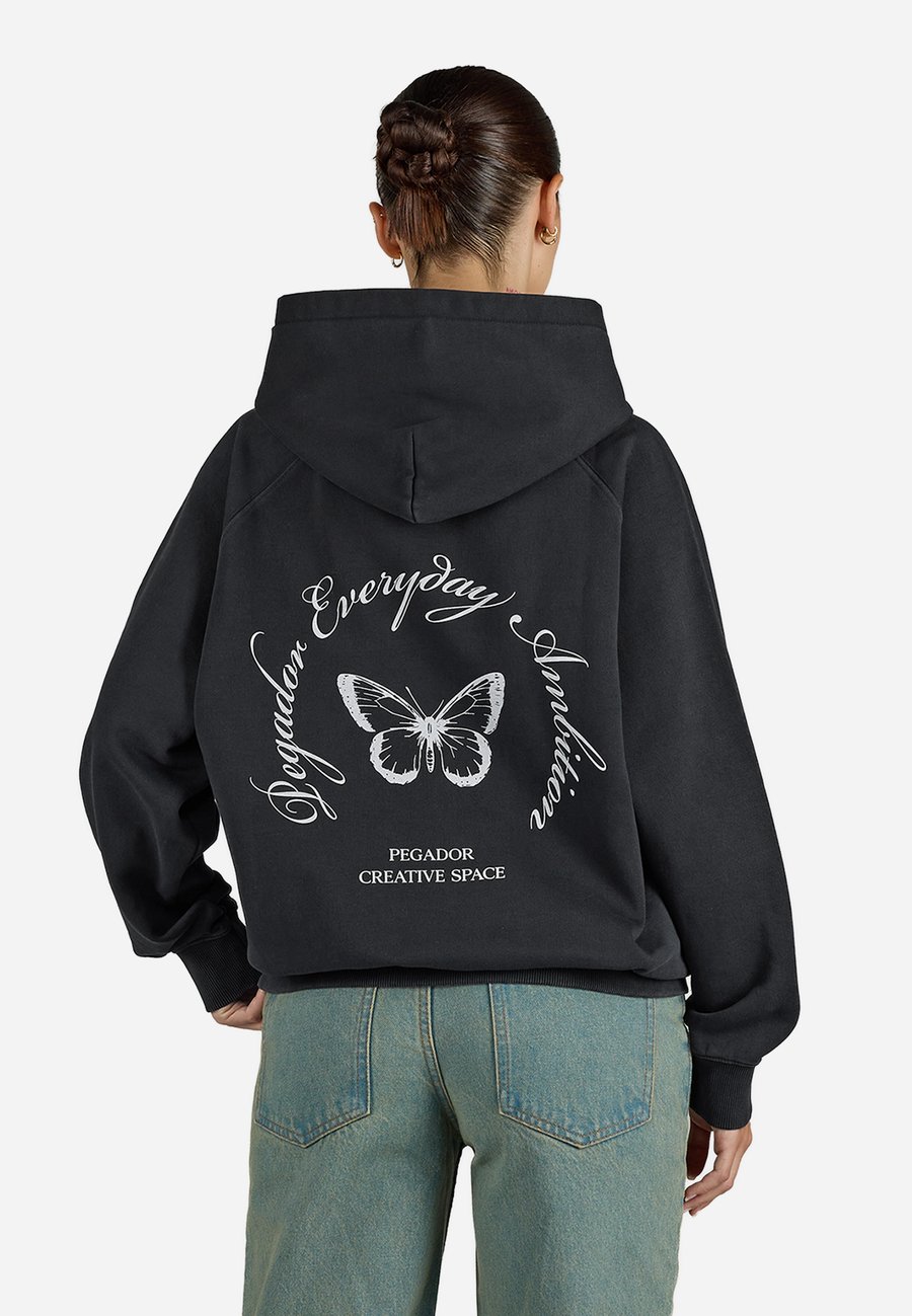 

Толстовка Pegador TESSI OVERSIZED HOODIE, Vintage Black/Black
