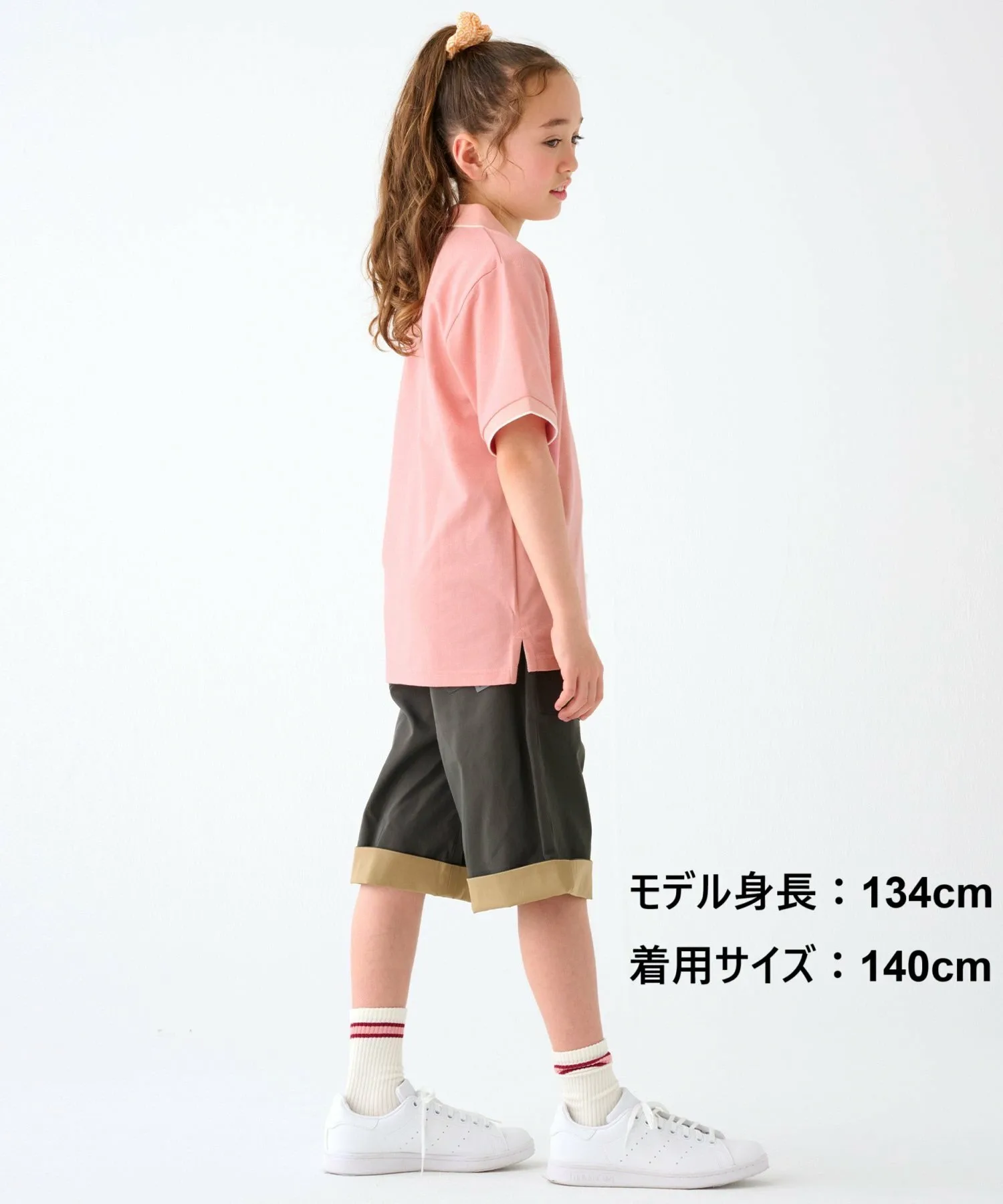 (K) Rib Line Nano Kanoko Polo KRIFF MAYER, PINK — фото 4