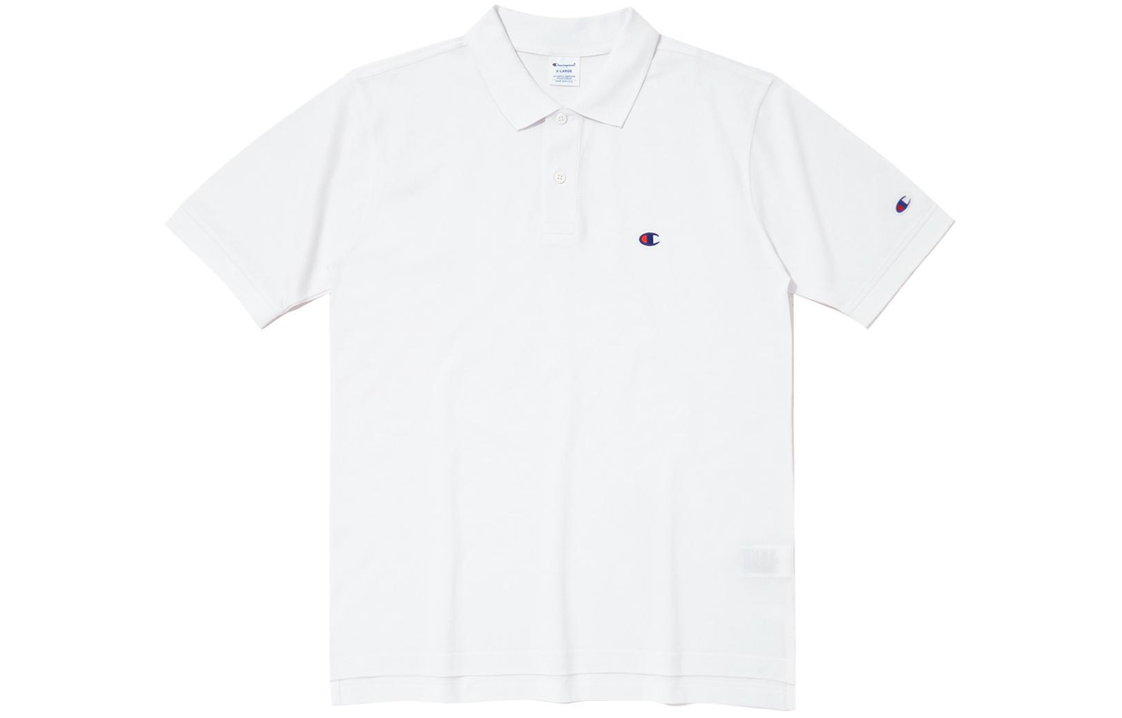 

Футболка поло унисекс белая Champion