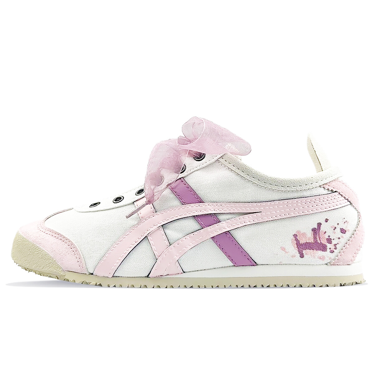 

Кроссовки Onitsuka Tiger MEXICO 66 Lifestyle Shoes Unisex Low-top Pink, белый