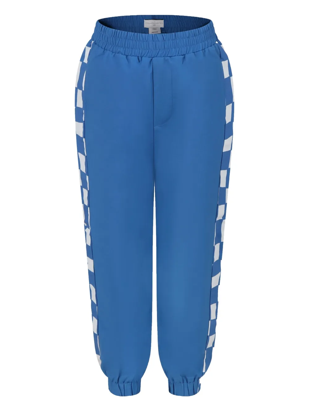 

Джоггеры в клетку Stella McCartney Kids, синий
