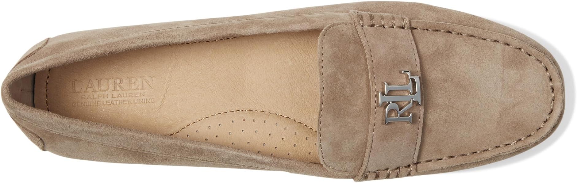 Лоферы Lauren Ralph Lauren Barnsbury Suede Loafer, цвет Taupe Brown — фото 2