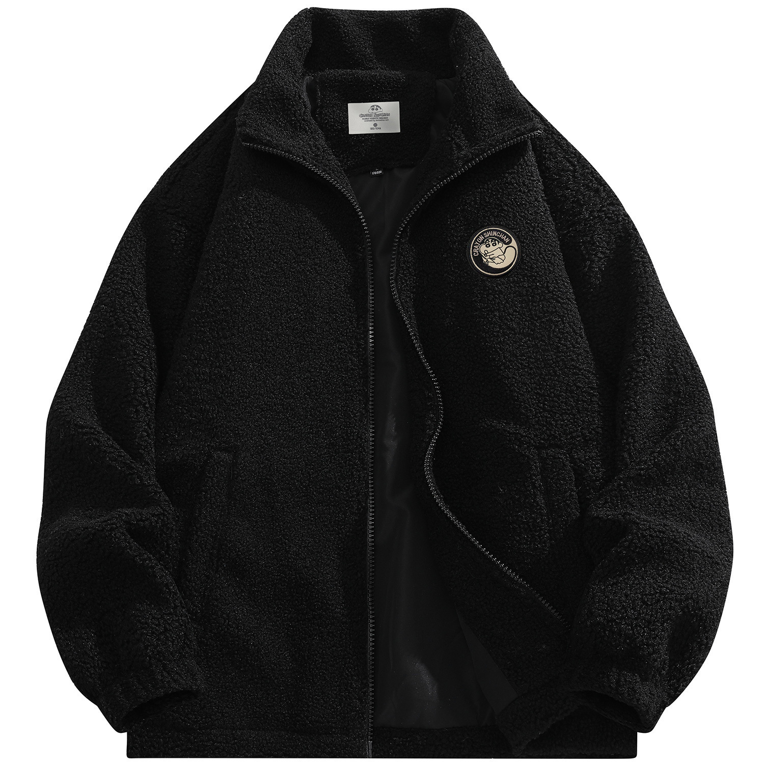 

Вельветовое куртка Unisex Crayon Shinchan, черный