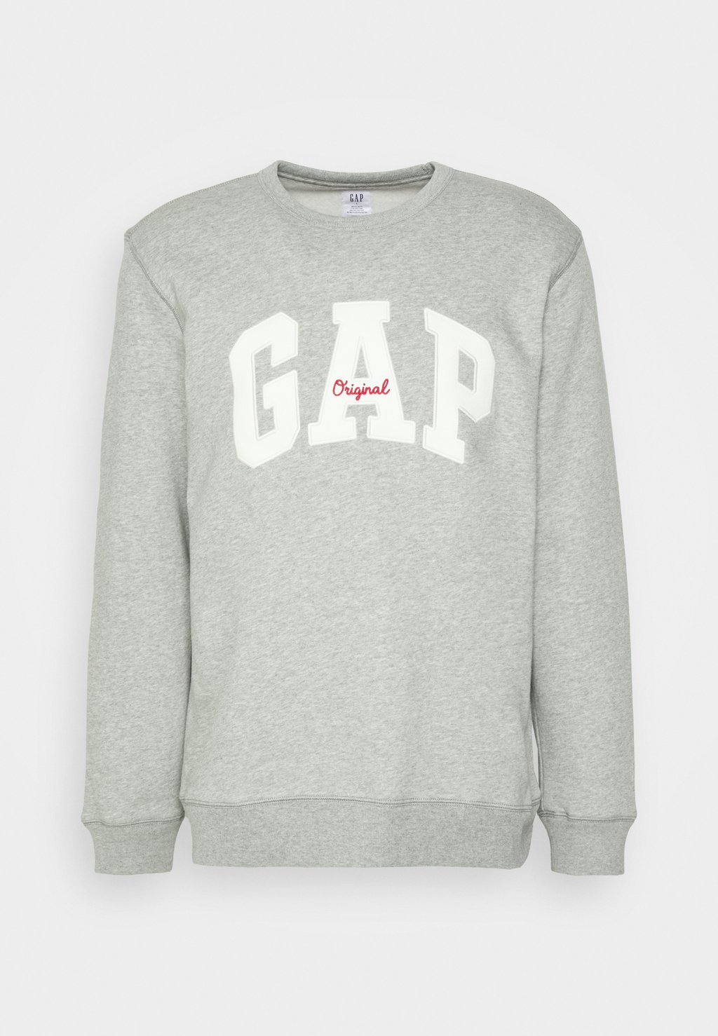 

Толстовка GAP Original Arch Crew, светло-серый меланж