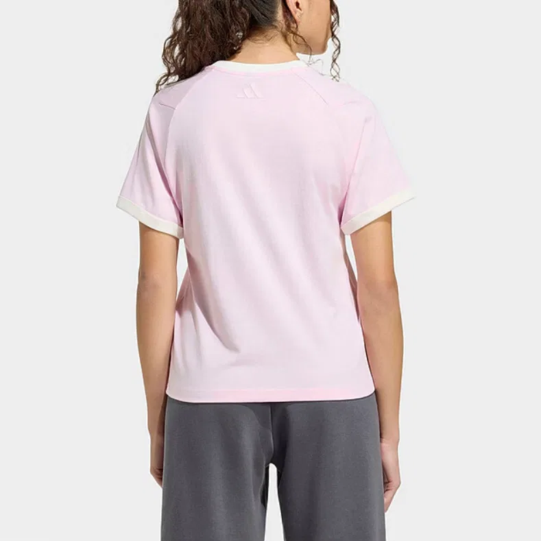 Футболка женская Pink Crew Neck Moderate Adidas — фото 4