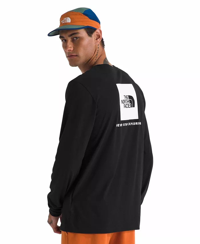 

Мужская футболка с длинным рукавом Box Never Stop Exploring The North Face, черный