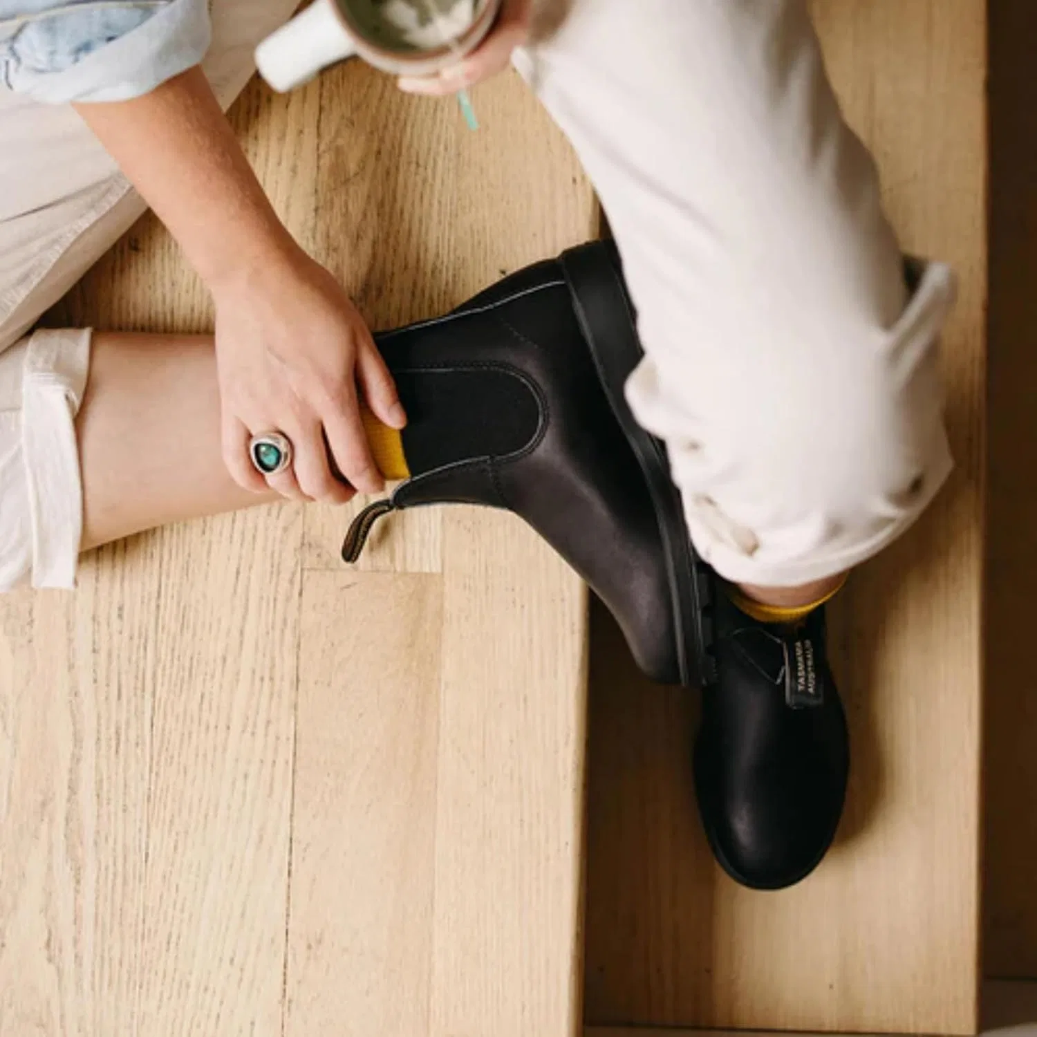 Ботинки Blundstone Original Chelsea Boots, черный — фото 2