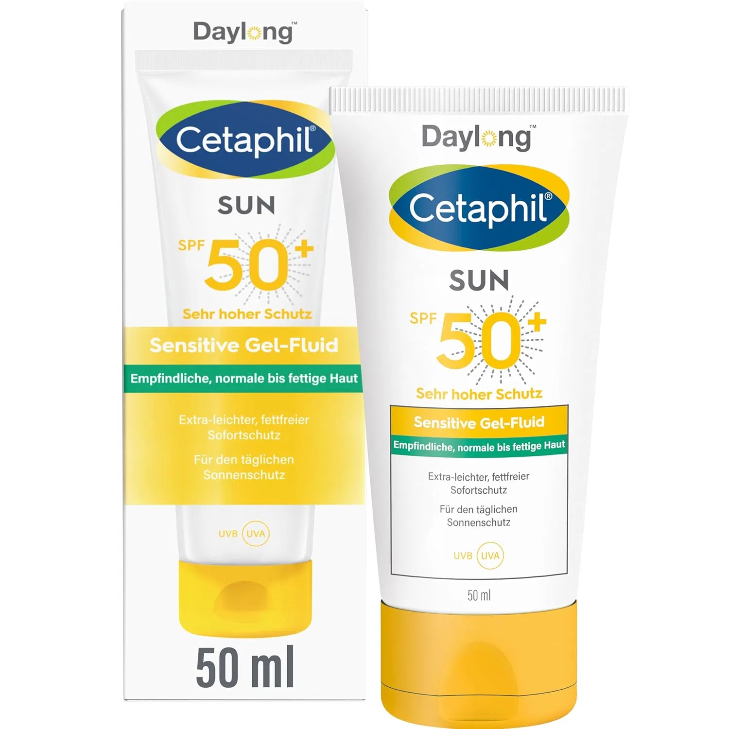 Солнцезащитный гель-флюид SPF 50+ «Sun Sensitive» от CETAPHIL Cetaphil
