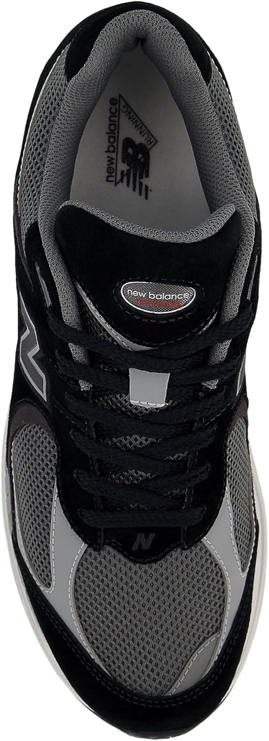 Мужские кроссовки New Balance 2002R, Black Castlerock Grey — фото 3