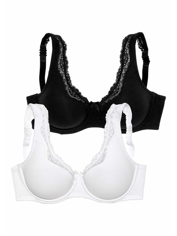 

Бюстгальтер на косточках PETITE FLEUR, цвет weiß+schwarz