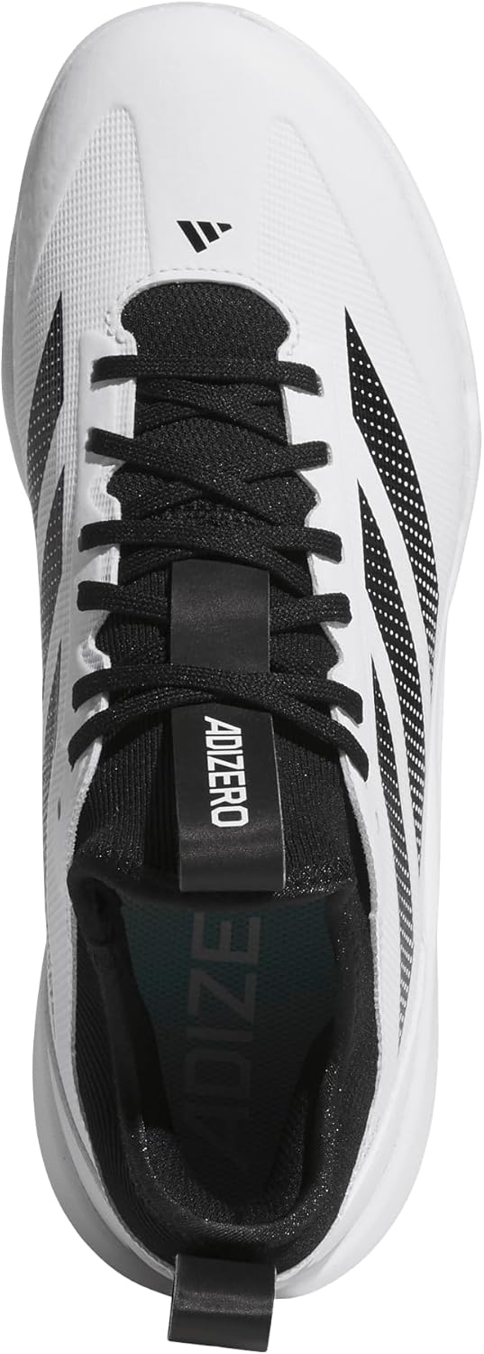 Мужские бейсбольные кроссовки Adidas Adizero Impact 2.0, белый/черный — фото 4