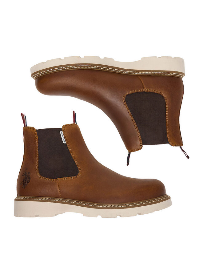 Классические ботильоны U.S. Polo Assn. EO-PATRIZ002M/ELE1, коричневый — фото 4