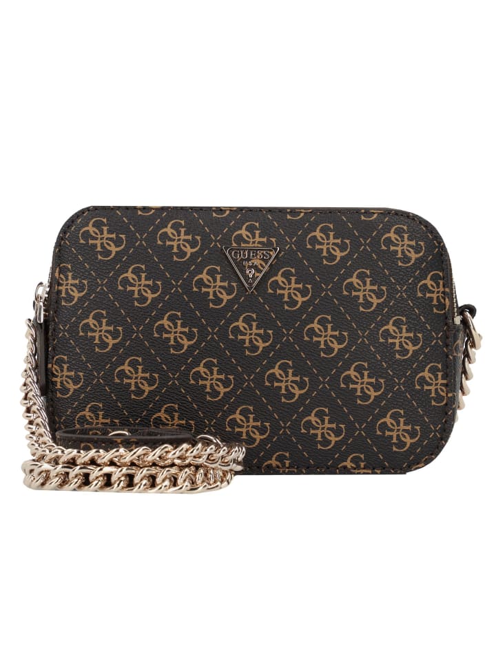 

Сумка через плечо Noelle II 21 см с коричневым логотипом Guess