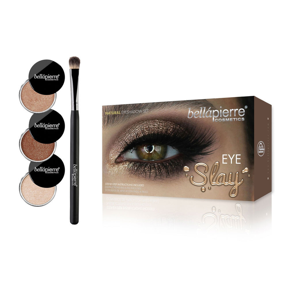 

Тени для век Eye Slay Kit Sombra De Ojos Bellapierre Cosmetics, цвет natural