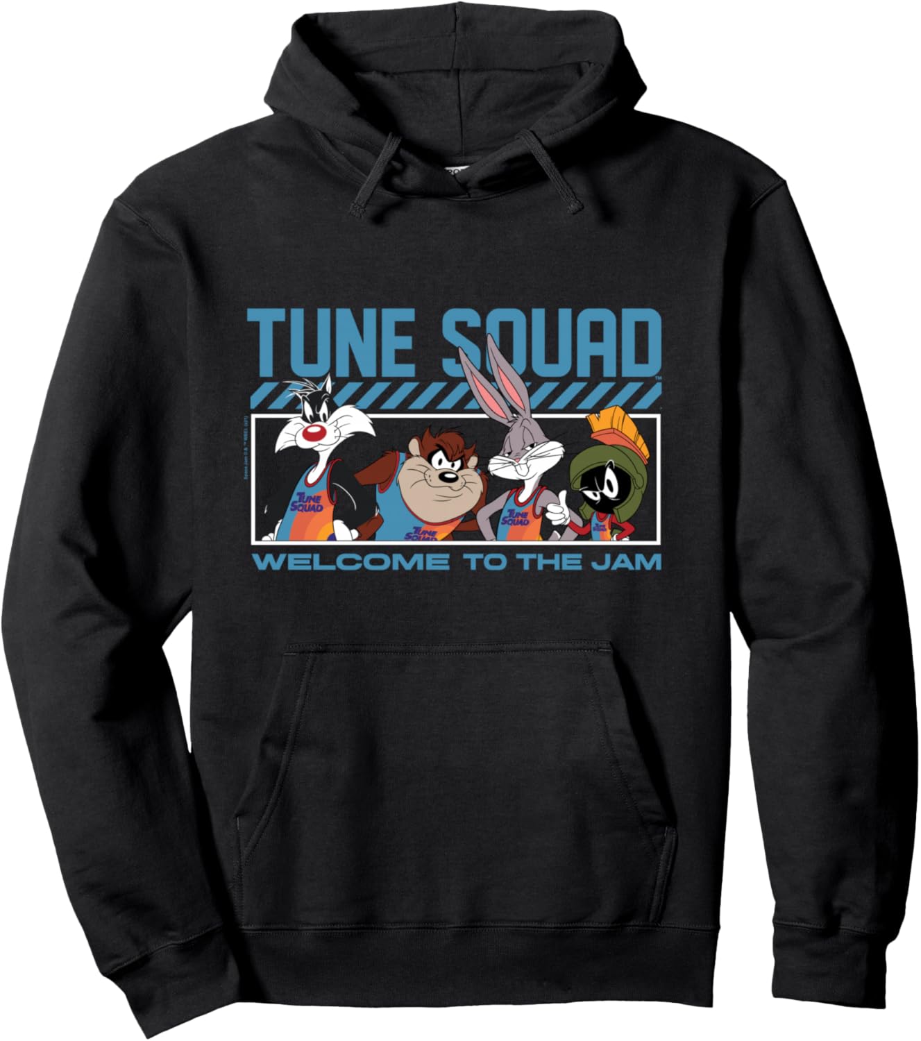 

Толстовка и худи Tune Squad Welcome To The Jam Looney Tunes, черный
