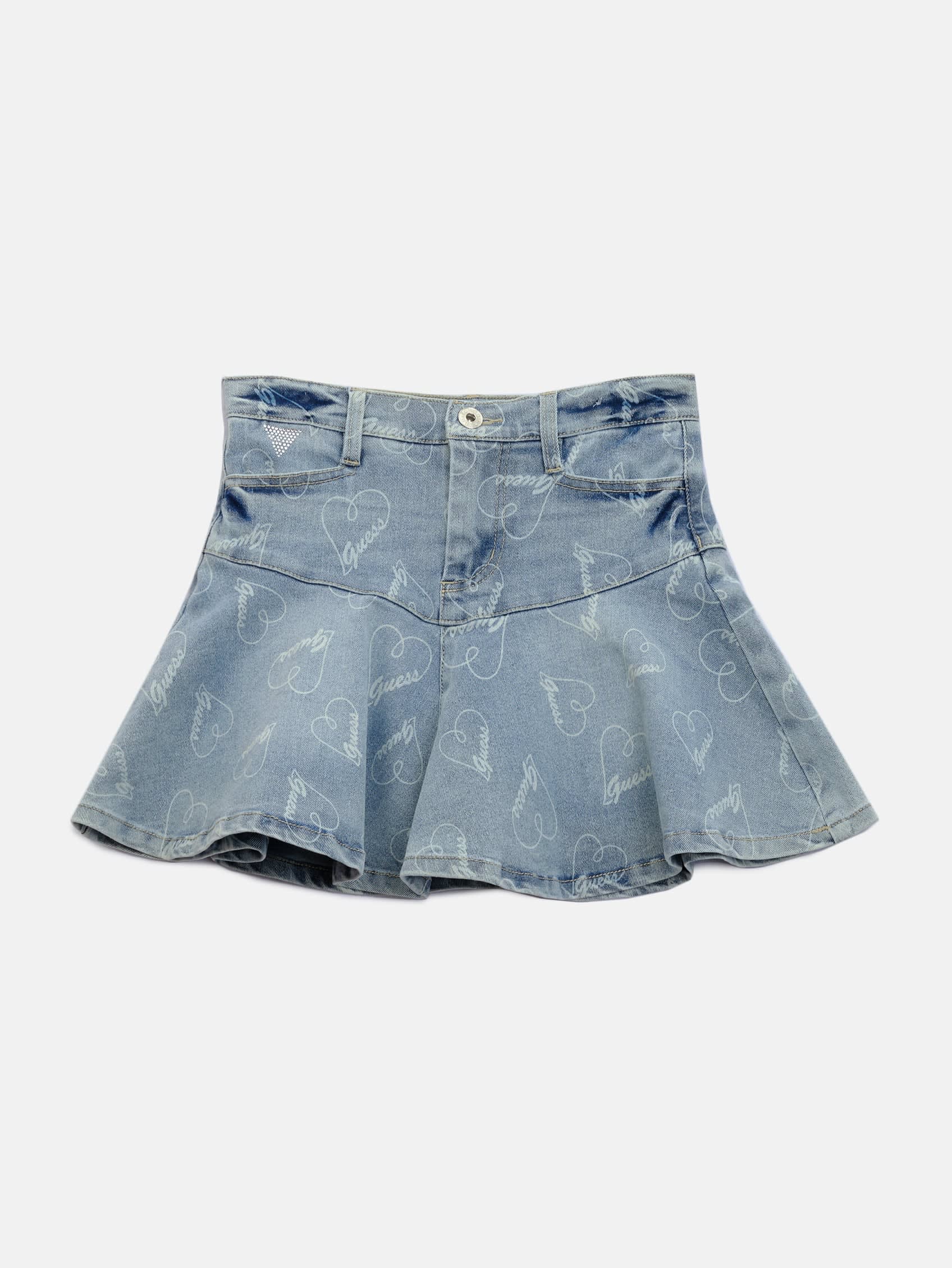 

Джинсовая юбка Quin (7-14) Guess Factory, цвет light stonewash