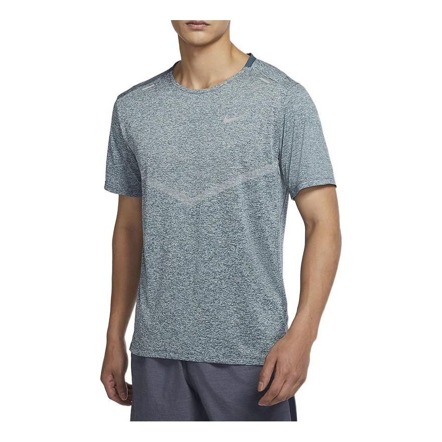 

Футболка Nike Dri-fit Rise 365 Casual Sports Round Neck Short Sleeve Gray CZ9185-058