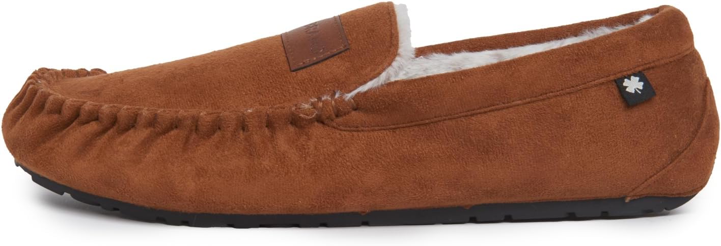 Мужские мокасины Lucky Brand - Уютная домашняя обувь с мягкой подкладкой, Camel — фото 2