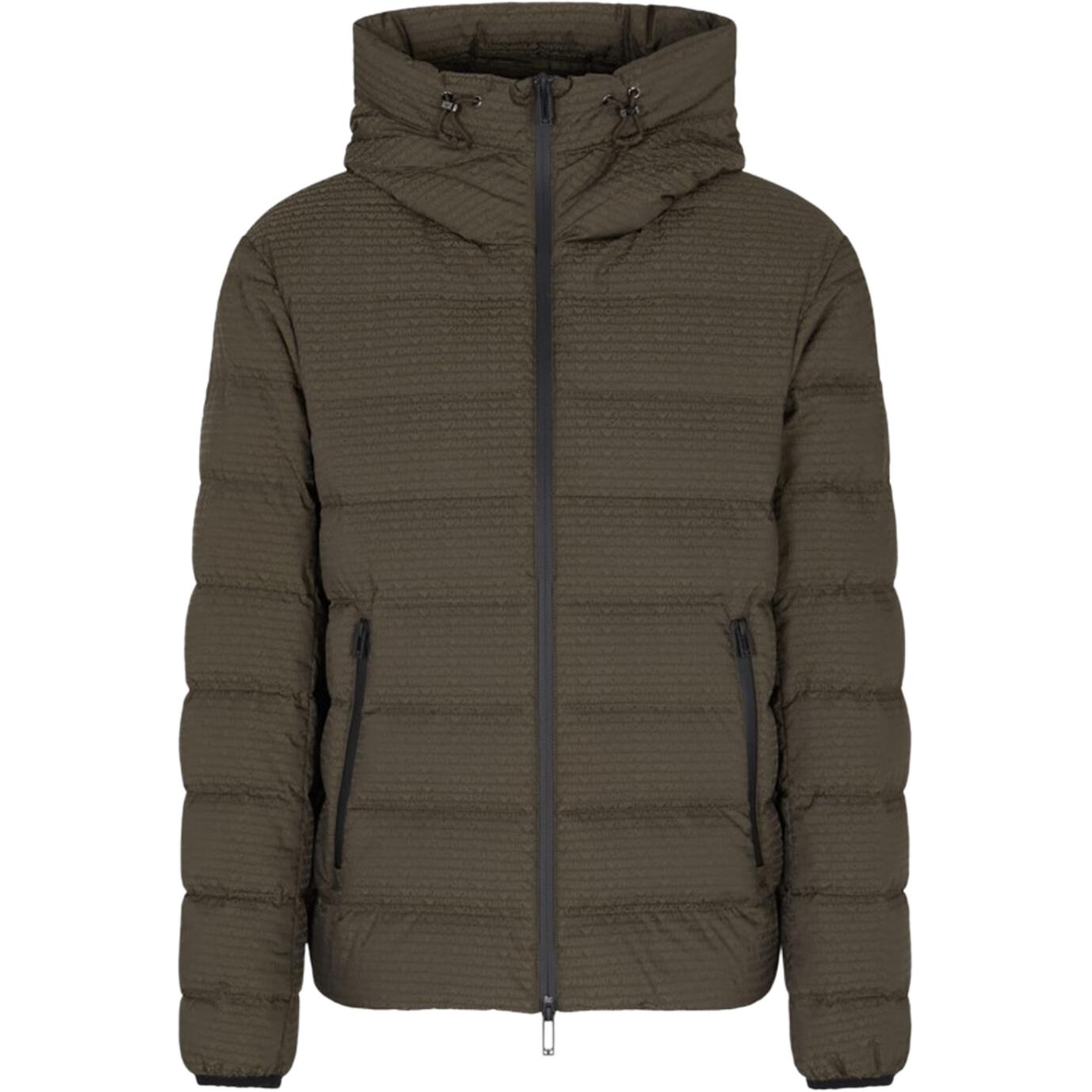 Куртка с жаккардовым логотипом Emporio Armani, army зеленый