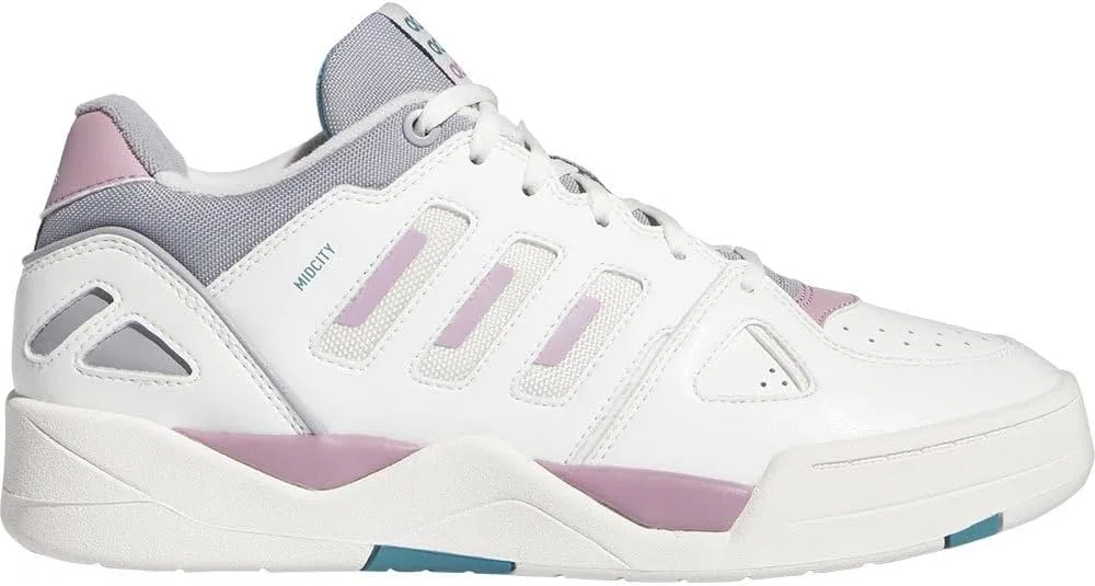 Мужские низкие кроссовки Adidas Midcity, Core White Wonder Orchid Light Onix