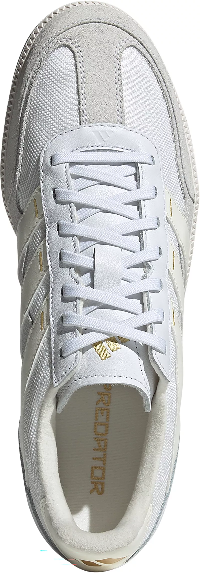 Adidas Predator Кроссовки для мини-футбола для фристайла, белый/золотой — фото 2