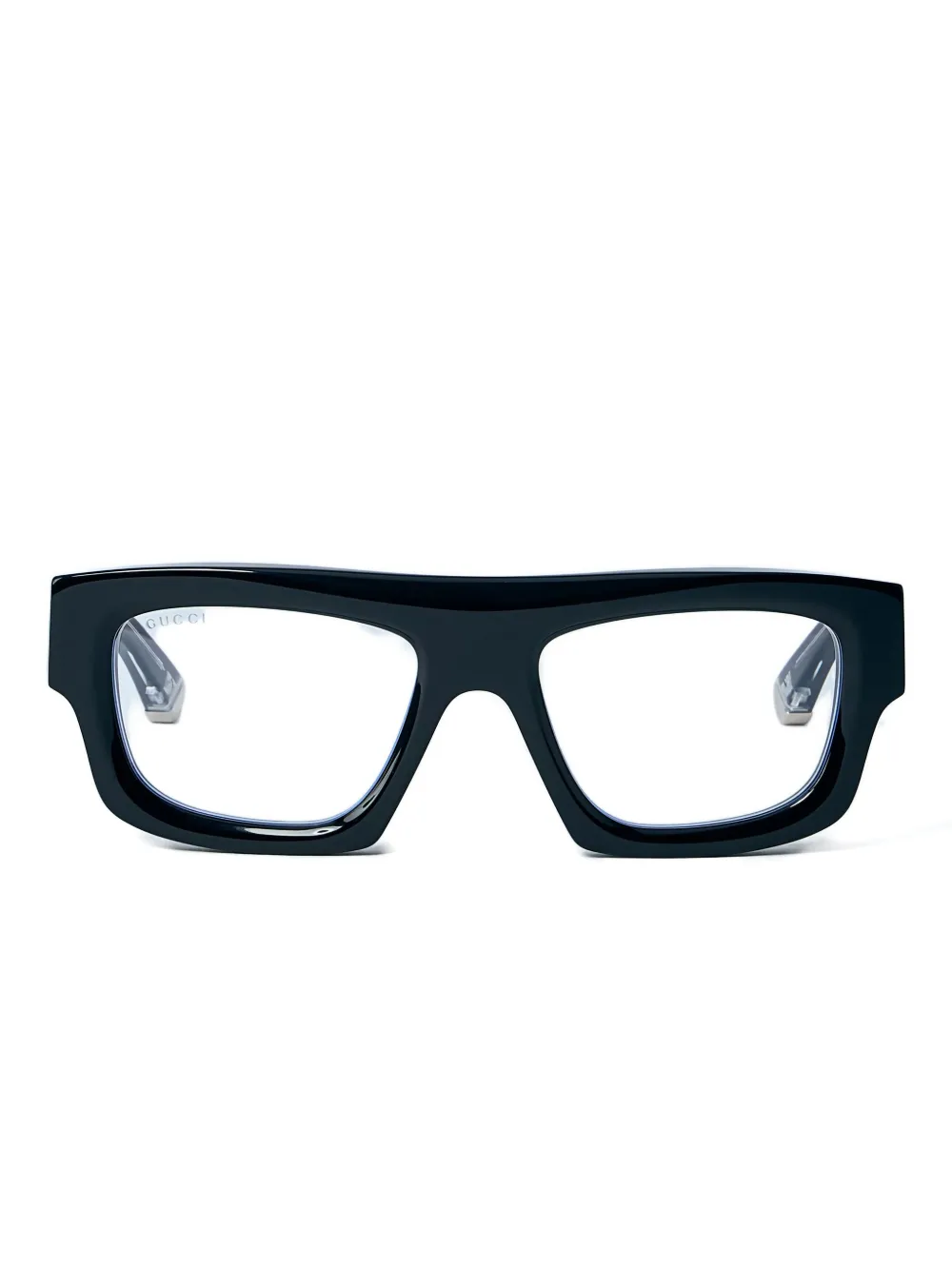 

Очки в прямоугольной оправе Gucci Eyewear, черный