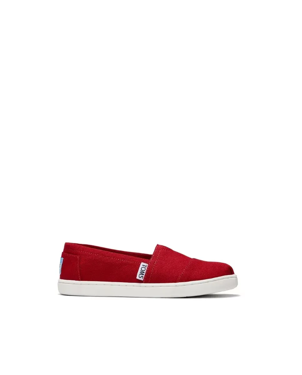 

Детские парусиновые эспадрильи Toms, красный